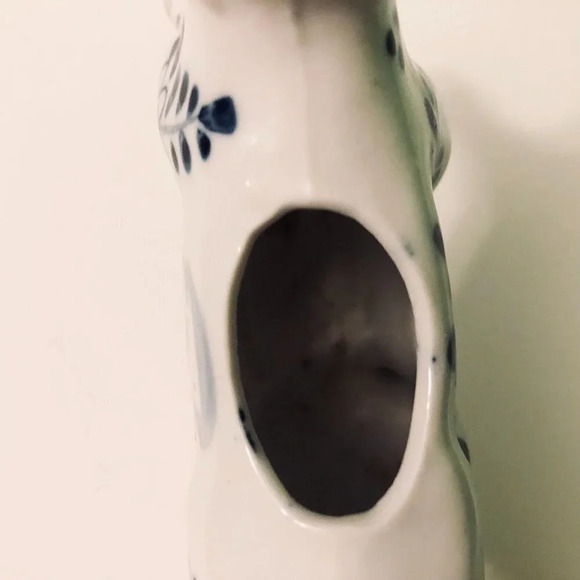 Vintage Delft Blue Colour Cow Creamer Pitcher Hand Painted  Holland - Picture 11 of 16